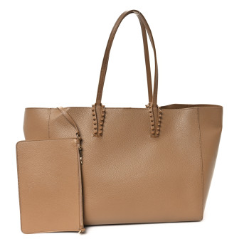 CHRISTIAN LOUBOUTIN Calfskin Empire Spikes East West Cabata Tote
