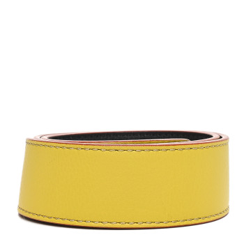 FENDI Vitello Dolce Tri-Color Strap You Yellow Multicolor