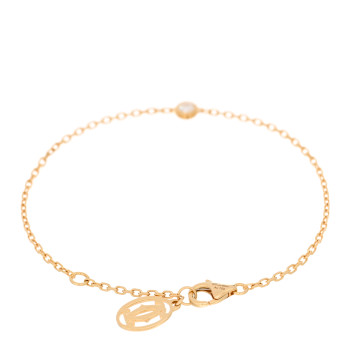 CARTIER 18K Yellow Gold Diamond SM D'Amour Bracelet