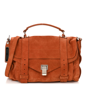 PROENZA SCHOULER Suede Medium PS1 Satchel Red Clay