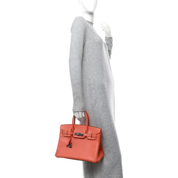HERMES Epsom Birkin 30 Flamingo