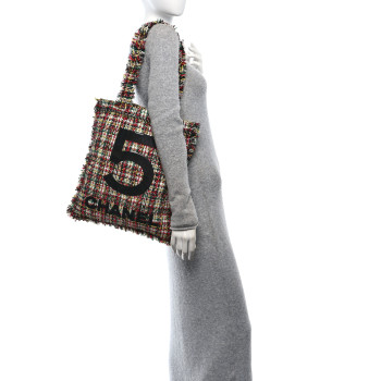 CHANEL Tweed N°5 Tote Multicolor