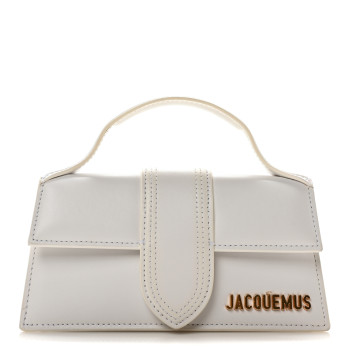 JACQUEMUS Calfskin Le Bambino White