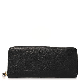 LOUIS VUITTON Empreinte Clemence Wallet Black