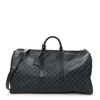 LOUIS VUITTON Damier Cobalt Keepall Bandouliere 55