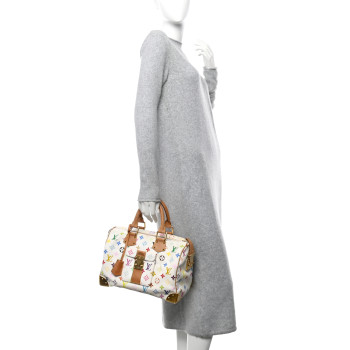 LOUIS VUITTON Monogram Multicolor Speedy 30 White