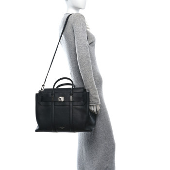 LOUIS VUITTON Millesime Calfskin Georges Tote MM Black