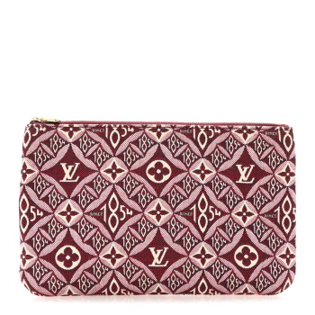 LOUIS VUITTON Jacquard Since 1854 Neverfull MM GM Pochette Bordeaux