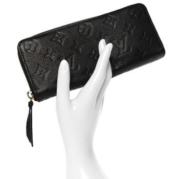LOUIS VUITTON Empreinte Clemence Wallet Black