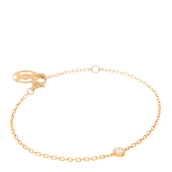 CARTIER 18K Yellow Gold Diamond SM D'Amour Bracelet