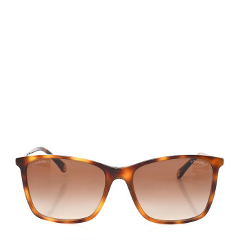 CHANEL Acetate Polarized CC Square Sunglasses 5447-A Tortoise