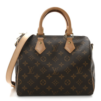 LOUIS VUITTON Monogram Speedy Bandouliere 25