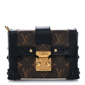 LOUIS VUITTON Monogram Essential NM Trunk Black