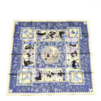 HERMES Silk Greek God and Goddess Mythology Scarf 90