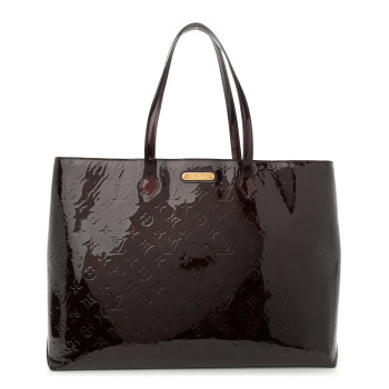 LOUIS VUITTON Vernis Wilshire GM Amarante