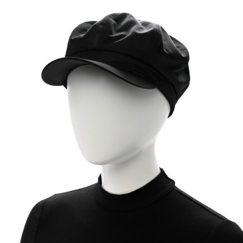 PRADA Re-Nylon Newsboy Hat M Black