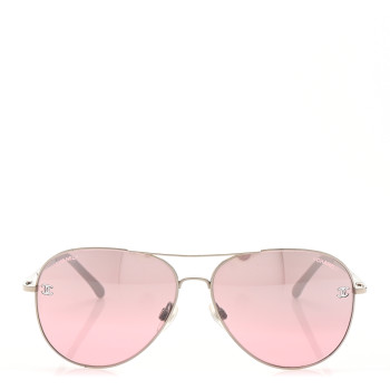 CHANEL Aviator CC Sunglasses 4189-T-Q Pink