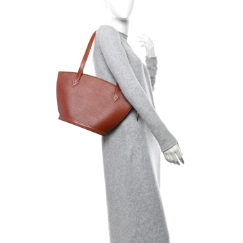 LOUIS VUITTON Epi Saint Jacques Long Straps PM Kenyan Fawn