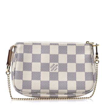 LOUIS VUITTON Damier Azur Mini Pochette Accessories