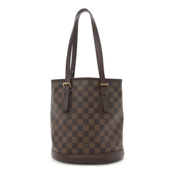 LOUIS VUITTON Damier Ebene Marais Bucket 23