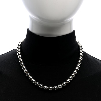 TIFFANY Sterling Silver 10mm Hardwear Ball Necklace