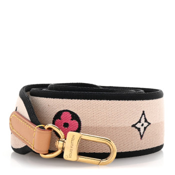 LOUIS VUITTON Jacquard Speedy Bandouliere 20 Shoulder Strap Black