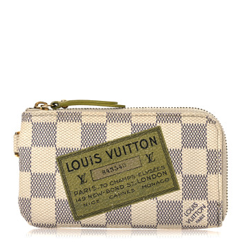 LOUIS VUITTON Damier Azur Complice Trunks and Bags Key Pouch
