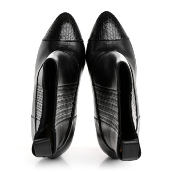 CHRISTIAN LOUBOUTIN Calfskin Shine Me In The 90s 85 Ankle Boots 36 Black