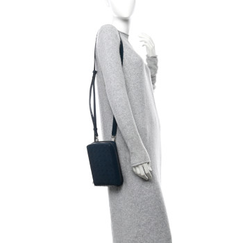 BOTTEGA VENETA Nappa Intrecciato Crossbody Bag Navy