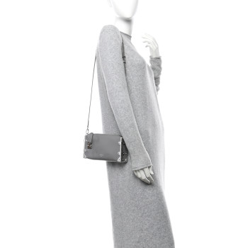 LOUIS VUITTON Calfskin Slim Trunk Gris Trianon