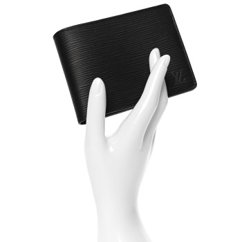 LOUIS VUITTON Epi Multiple Wallet Black