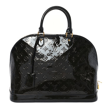 LOUIS VUITTON Vernis Alma GM Blue Infini