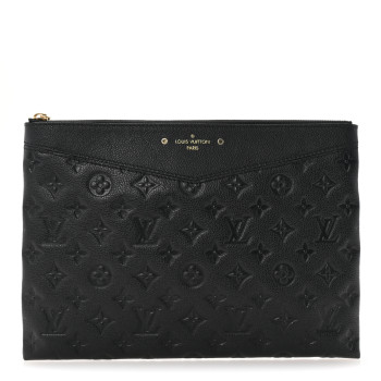 LOUIS VUITTON Empreinte Daily Pouch Black
