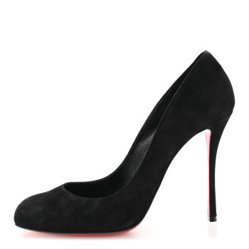 CHRISTIAN LOUBOUTIN Veau Velours Dolly 100 Pumps 41 Black