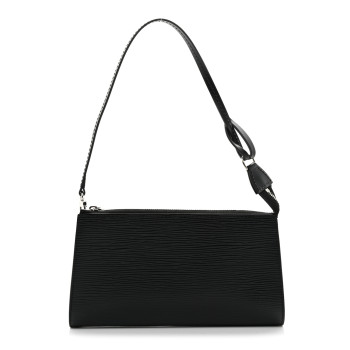LOUIS VUITTON Epi Pochette Accessories 24 Black