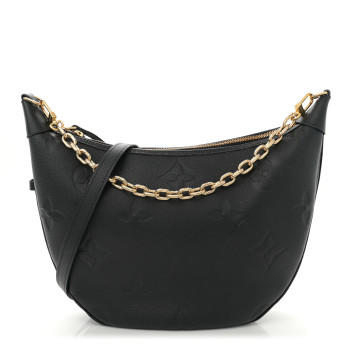 LOUIS VUITTON Empreinte Monogram Giant Loop Hobo Black