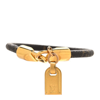 LOUIS VUITTON Monogram Luck It Bracelet 19
