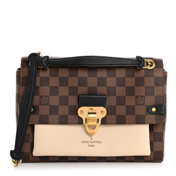 LOUIS VUITTON Damier Ebene Vavin PM Creme