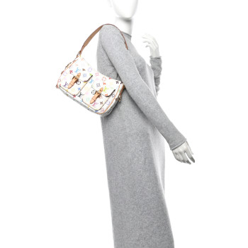 LOUIS VUITTON Monogram Multicolor Lodge PM White