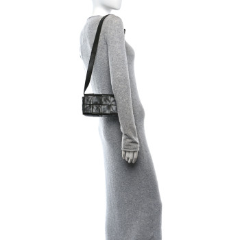 BOTTEGA VENETA Paper Calfskin Intrecciato Cassette Belt Bag Crocodile