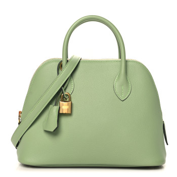 HERMES Evercolor 1923 Bolide 25 Vert  Criquet