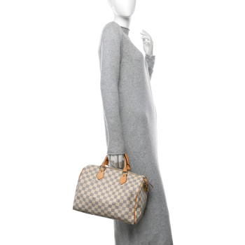 LOUIS VUITTON Damier Azur Speedy 30
