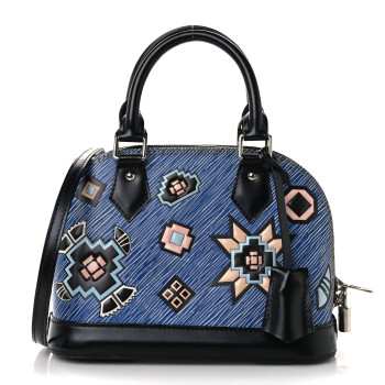LOUIS VUITTON Epi Azteque Alma BB Denim Light