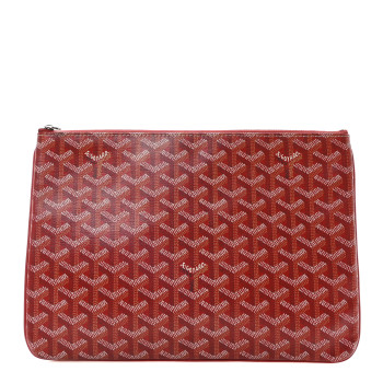 GOYARD Goyardine Senat Pochette MM Red