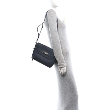 HERMES Togo Kelly Messenger PM Gris Misty