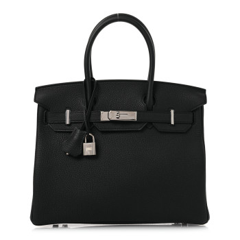 HERMES Togo Birkin 30 Black