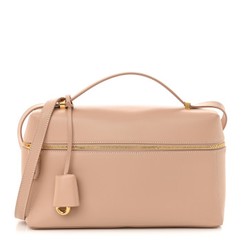 LORO PIANA Smooth Calfskin Extra Bag L27 Feather Pink