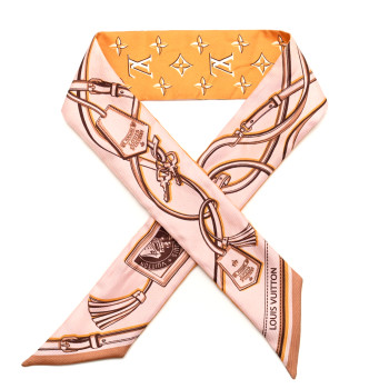 LOUIS VUITTON Silk All That Strap Bandeau Rose Clair