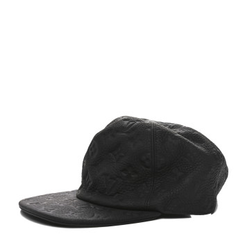 LOUIS VUITTON Taurillon Monogram 1.0 Cap Black