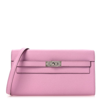 HERMES Epsom Kelly To Go Wallet Mauve Sylvestre